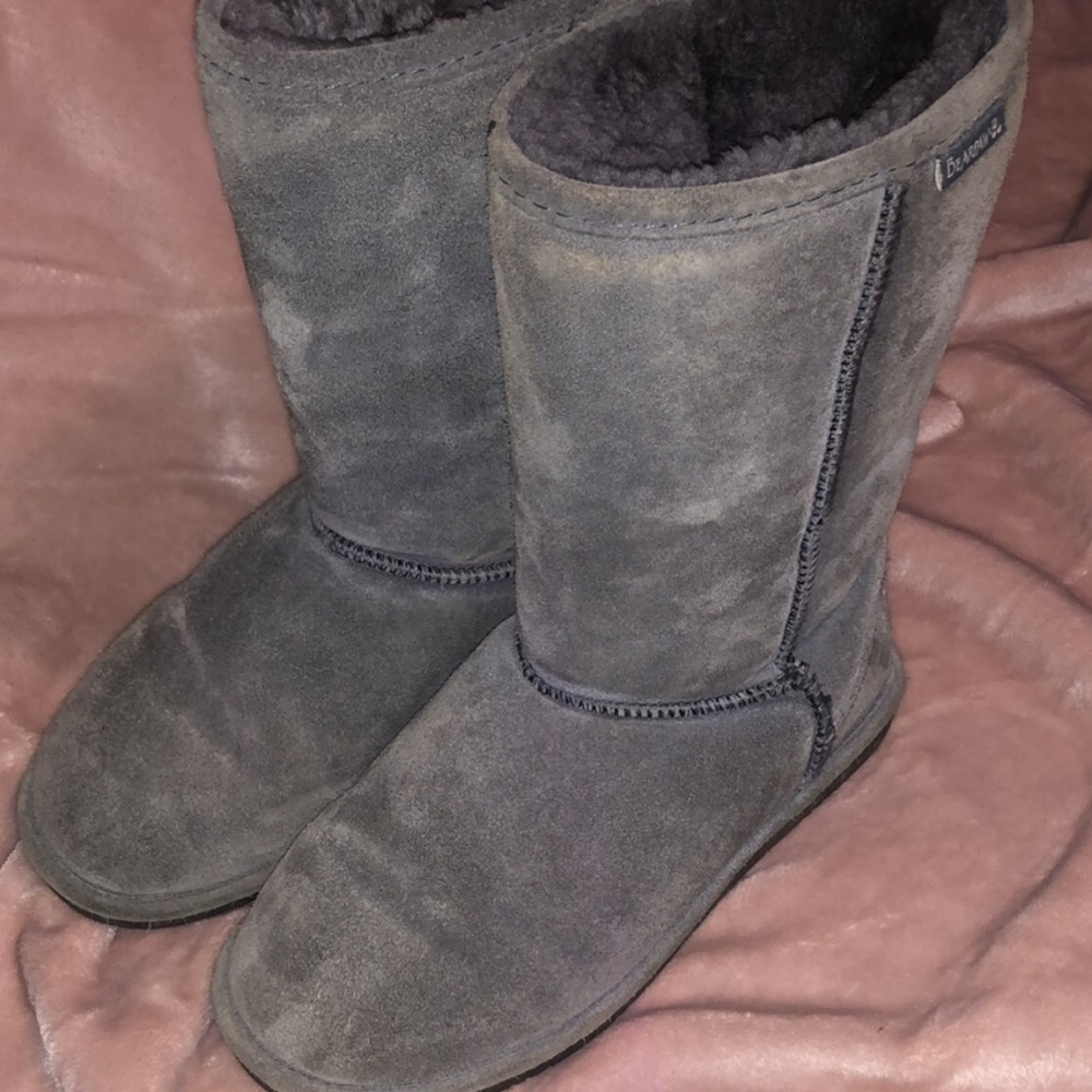 Grey Bearpaw boots